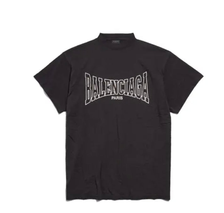 Balenciaga Boxing Oversized Tee Black