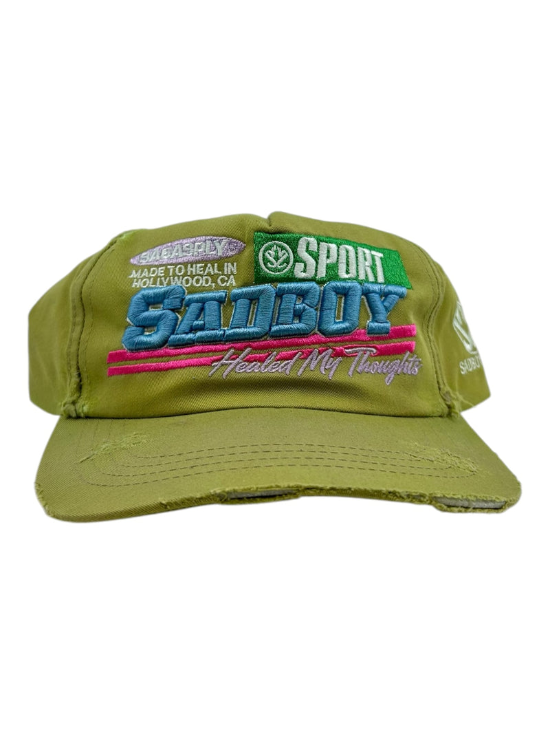 Sadboy Saga Trucker Hat Olive