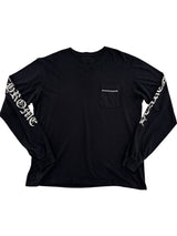 Chrome Hearts Spine Cemetery Cross Long-Sleeve Tee