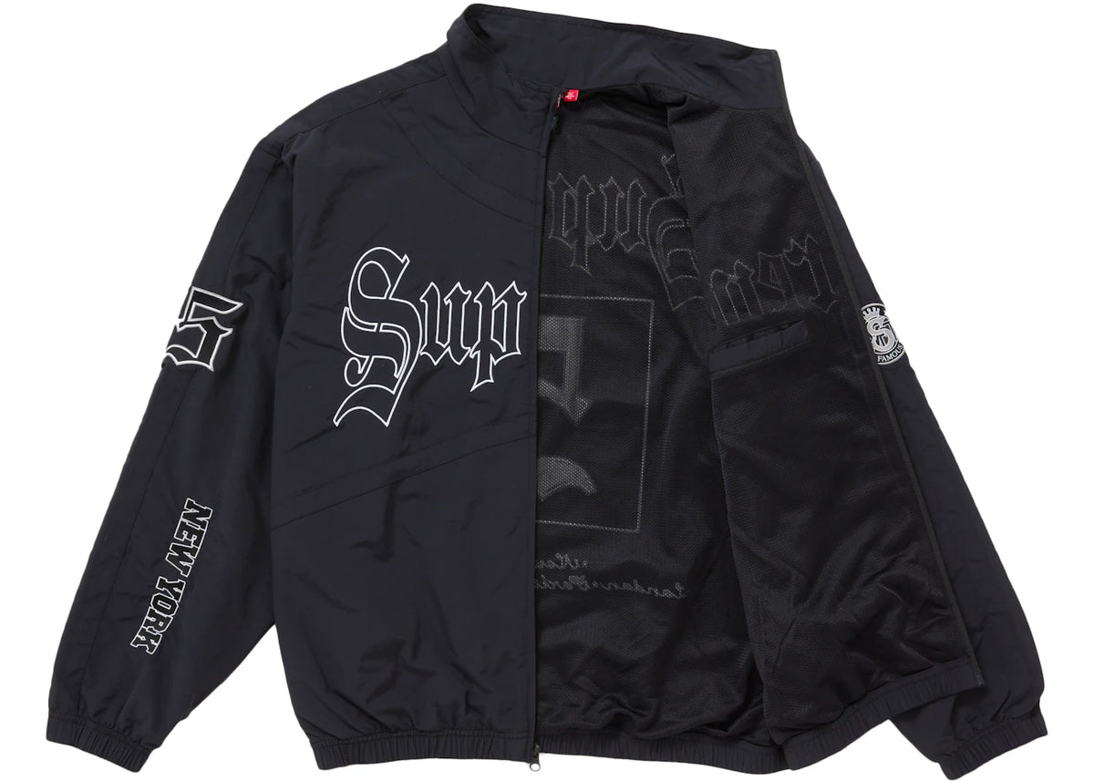 Supreme Old English Track Jacket Black