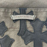Chrome Hearts Double Knee 10 Patch Shorts Brown