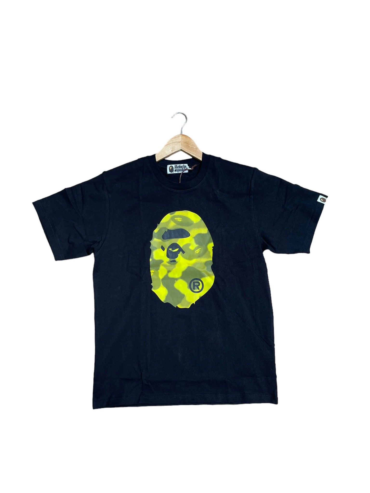 Bape Radiation Camo Big Ape Head Tee "Black"