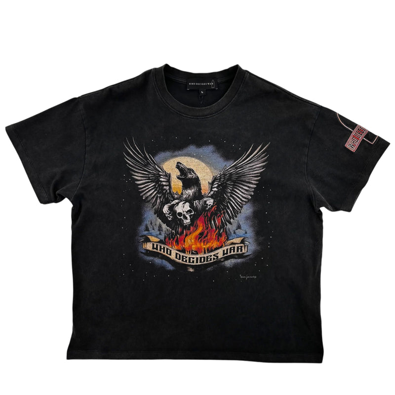 Who Decides War Moon Eagle Printed Tee