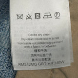 Louis Vuitton Damier Monogram Flared Jeans Blue