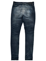 Amiri MX1 Leather Patch Jeans Deep Indigo/Black