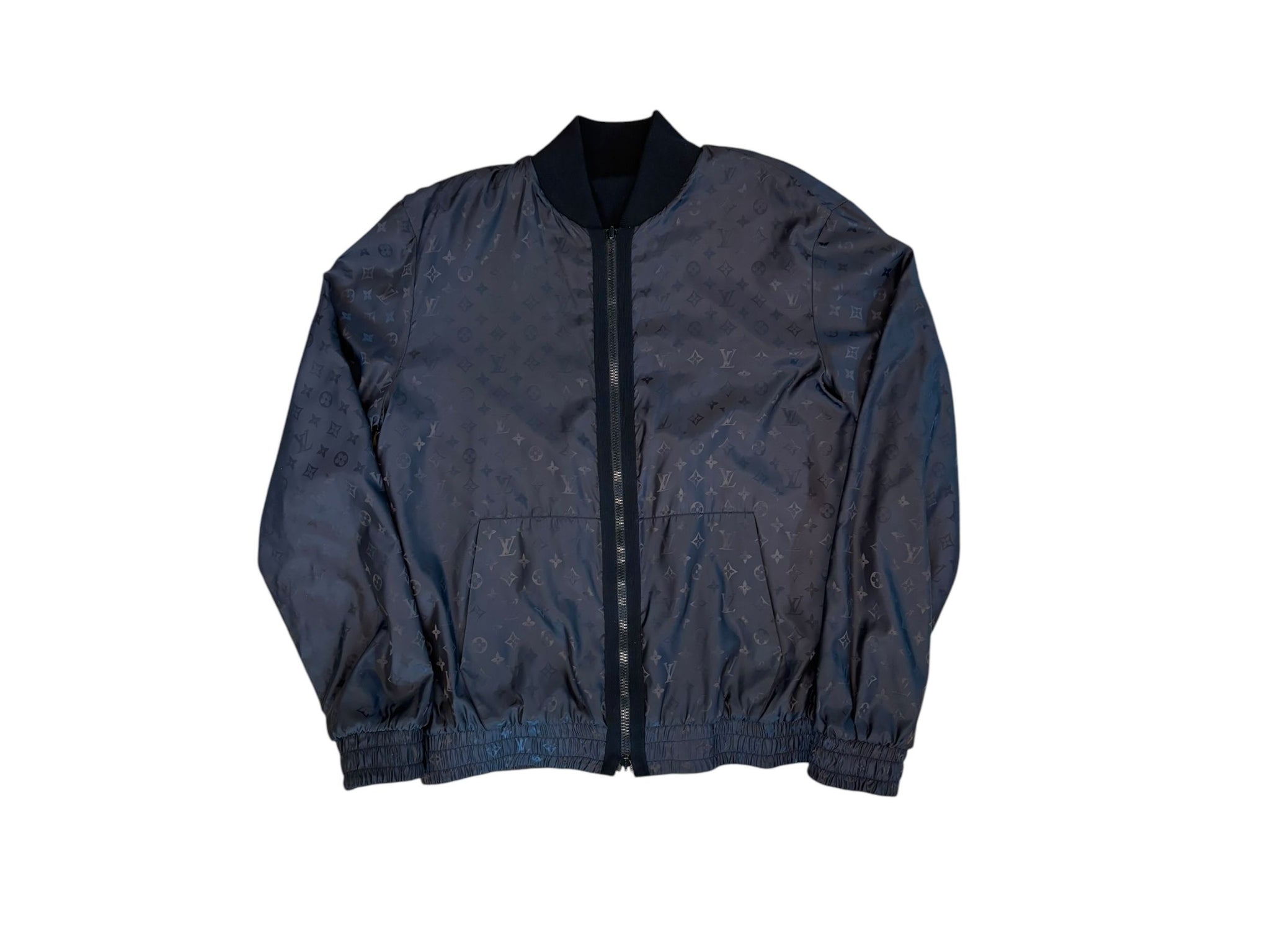 Louis Vuitton Monogram Reversible Windbreaker Jacket "Black"