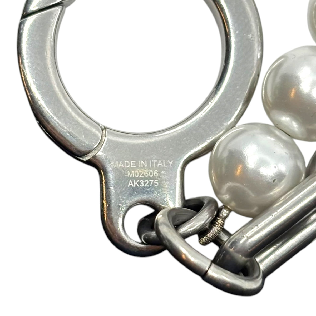 Louis Vuitton Pearls Chain Belt And Bag Charm
