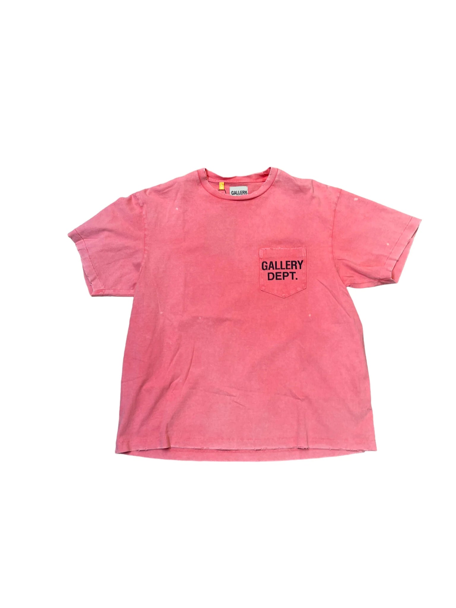 Gallery Dept Vintage Pocket Tee "Sun Washed Red"