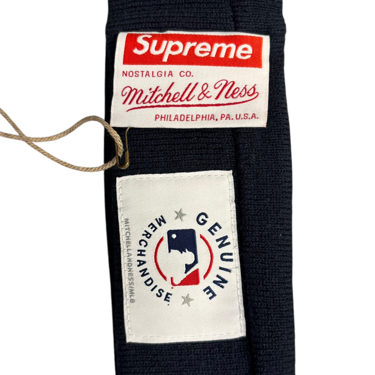 Supreme x Mitchell & Ness Teams Headband Navy