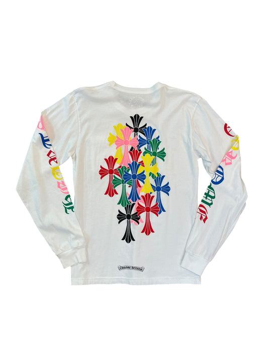 Chrome Hearts Multi Cross Longsleeve Tee "White"