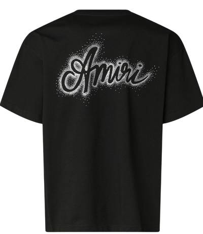 Amiri Crystal Burst MA Swirl T-Shirt Black