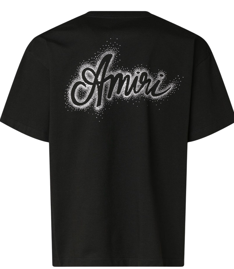 Amiri Crystal Burst MA Swirl T-Shirt Black