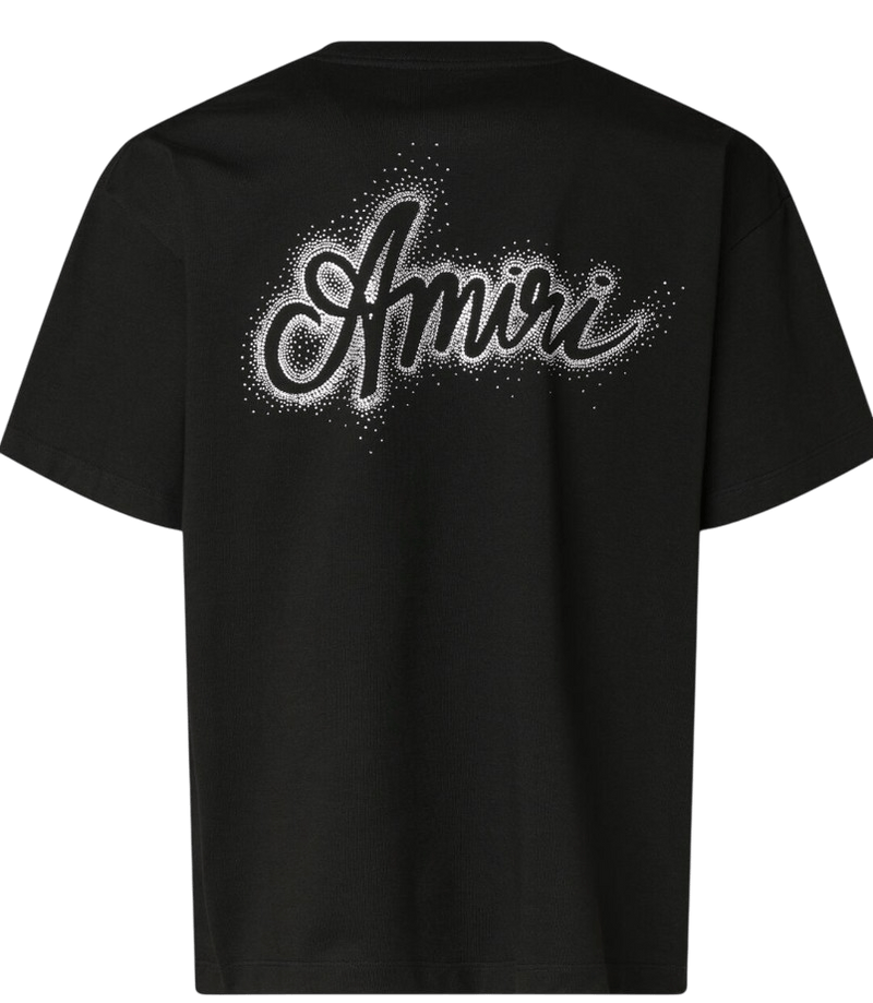 Amiri Crystal Burst MA Swirl T-Shirt Black