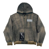 ERD War Started Hooded Work Jacket Crust Olive