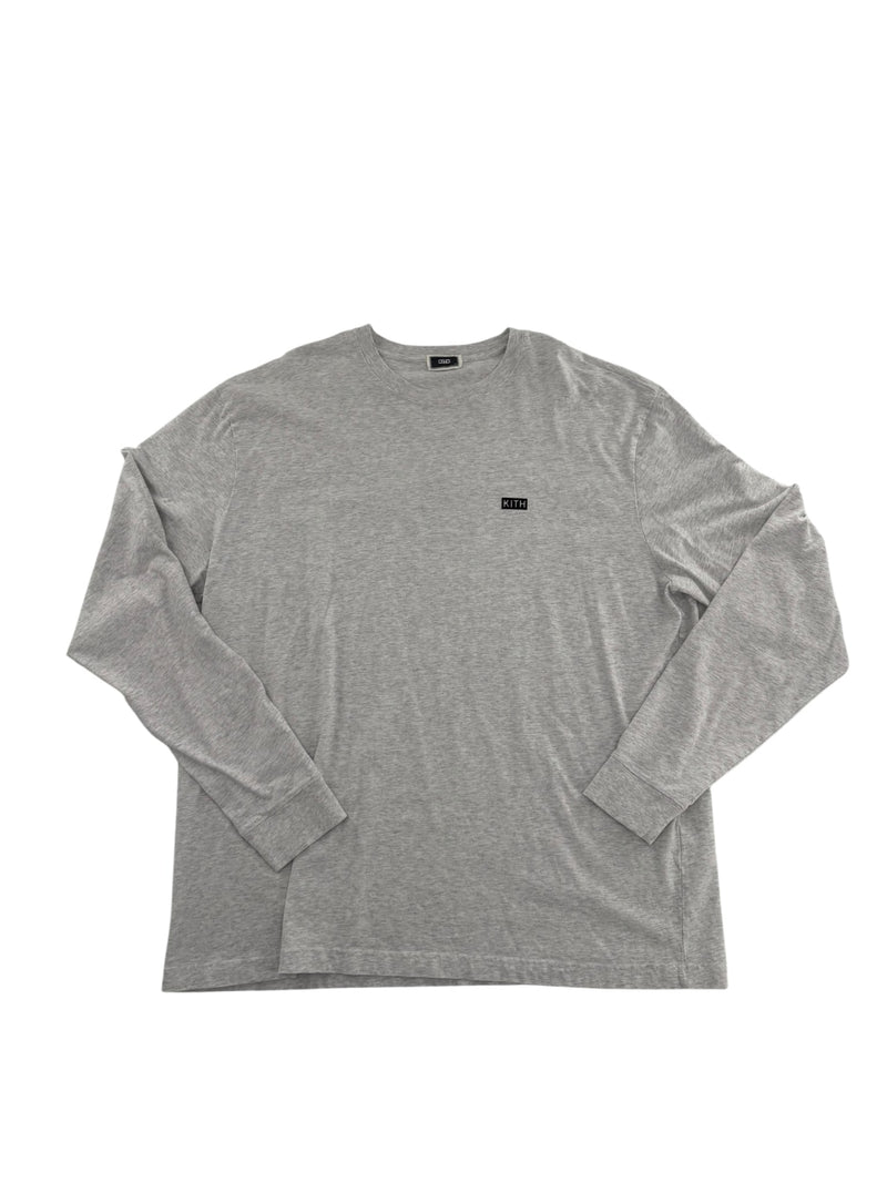 Kith Logo Longsleeve Grey