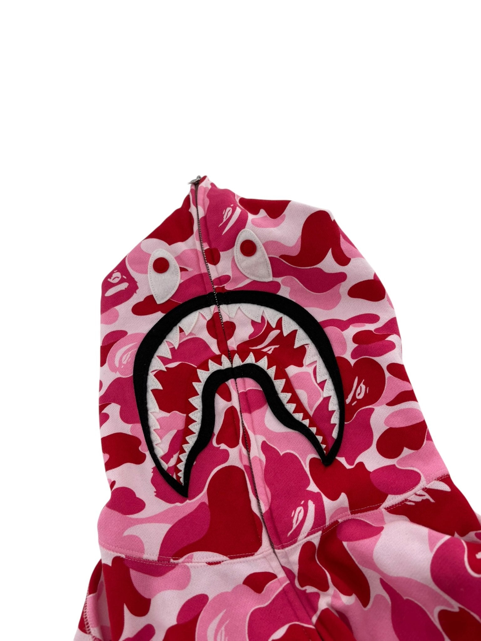 Bape ABC Full Zip Camo Hoodie Pink