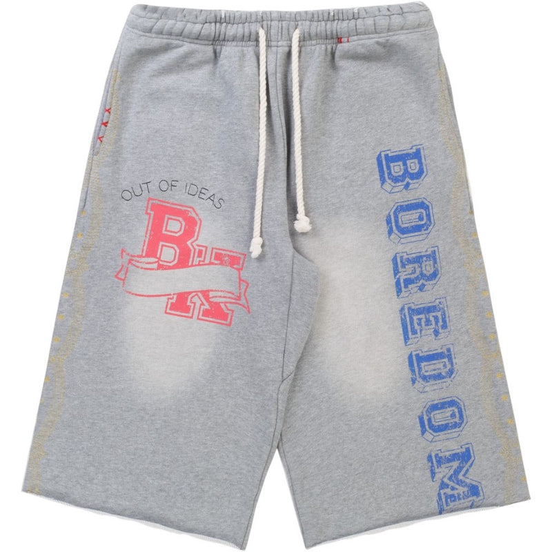 Boredom Kills Collegiate Shorts Grey