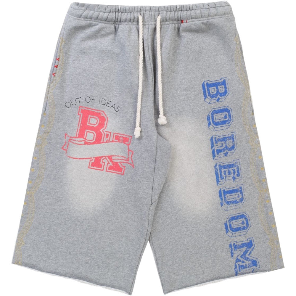 Boredom Kills Collegiate Shorts Grey