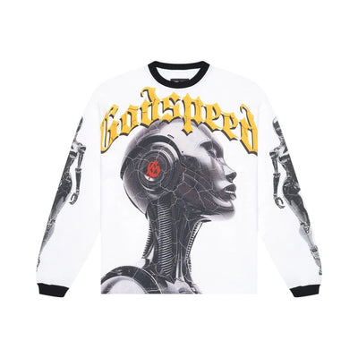 Godspeed Alexa Longsleeve Tee "White"