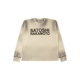 Satoshi Logo Thermal With Studs Cream