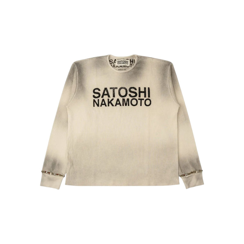Satoshi Logo Thermal With Studs Cream