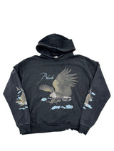 Rhude Eagle Hoodie Washed Black