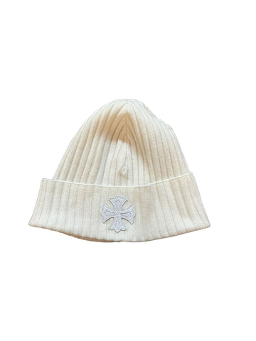 Chrome Hearts Plus Cashmere Beanie "White"