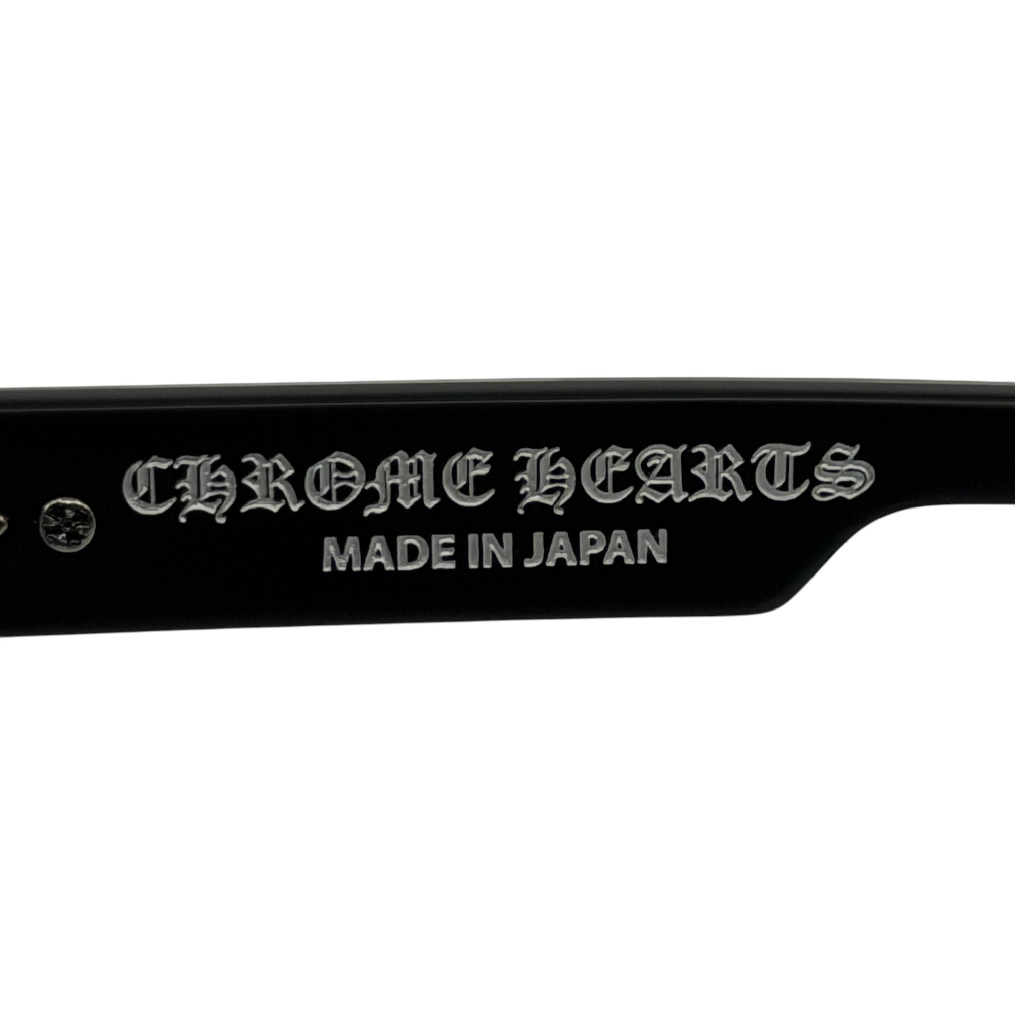 Chrome Hearts Box Officer Glasses Matte Black