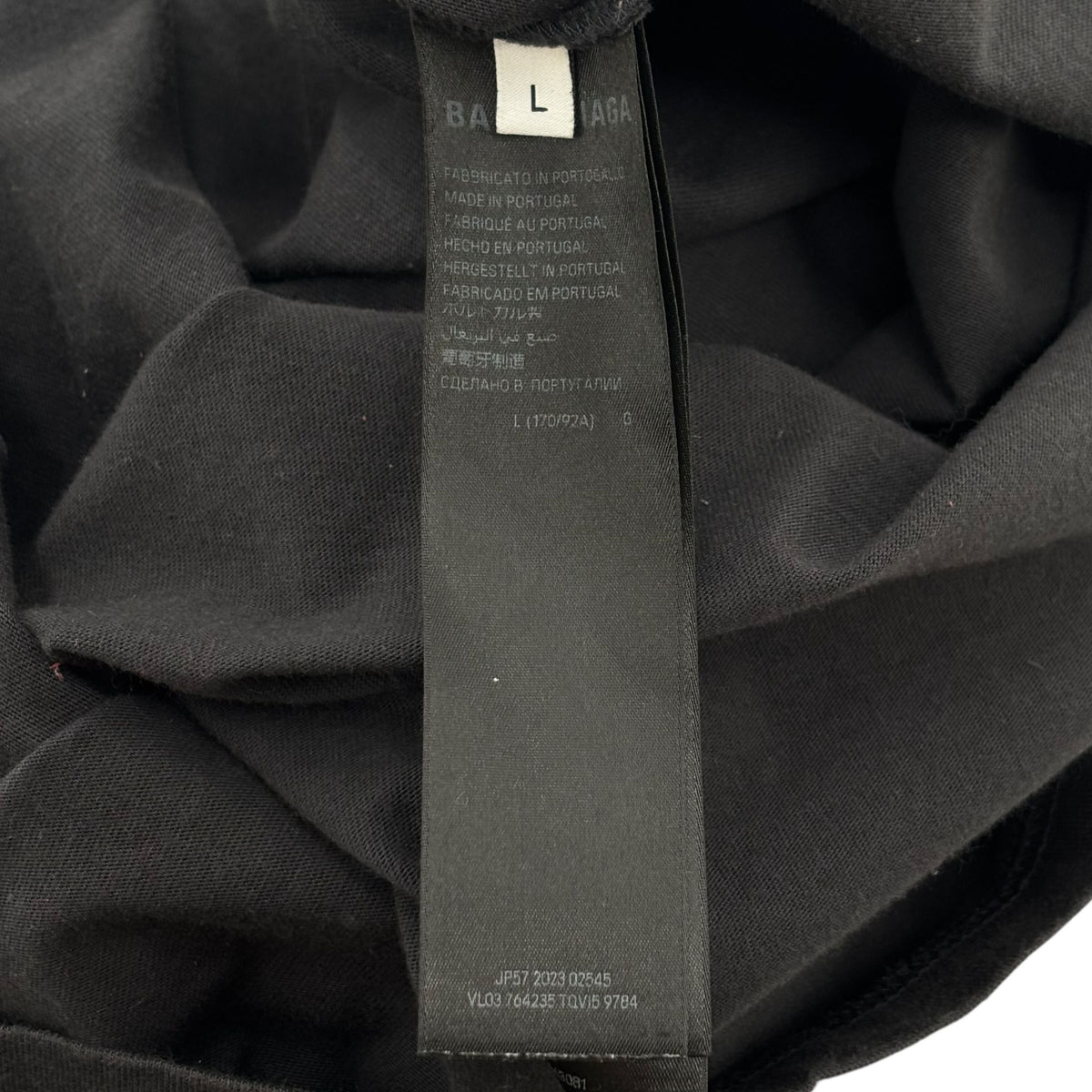 Balenciaga Campaign Tee Black