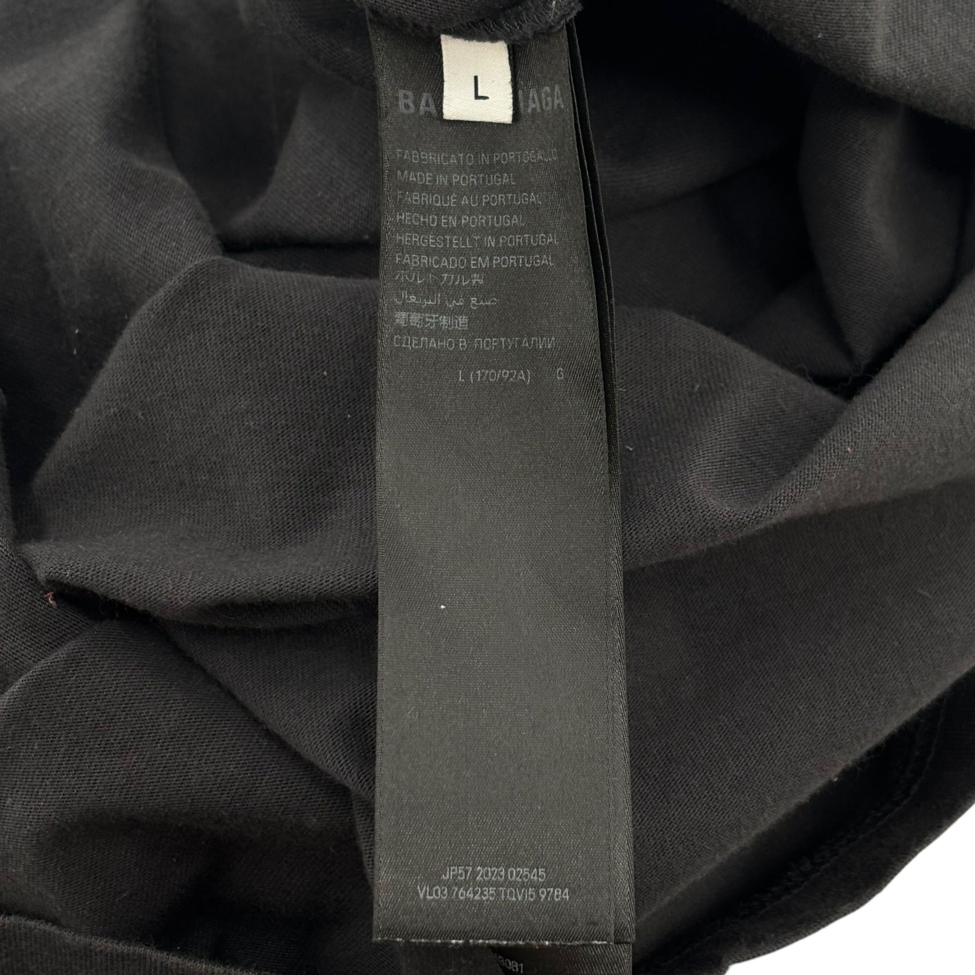 Balenciaga Campaign Tee Black