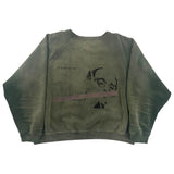 ERD My Death My Life Raglan Sweatshirt Gardener Green