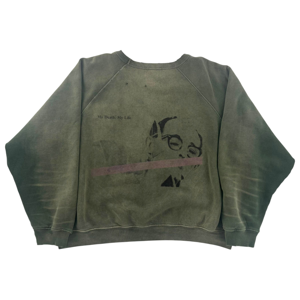 ERD My Death My Life Raglan Sweatshirt Gardener Green