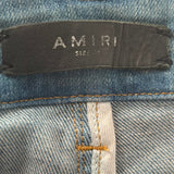 Amiri Distressed Jeans Dark Blue