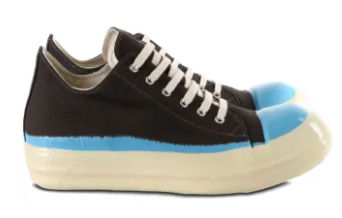 Rick Owens Drkshdw Denim Low Round Toe Sneaker