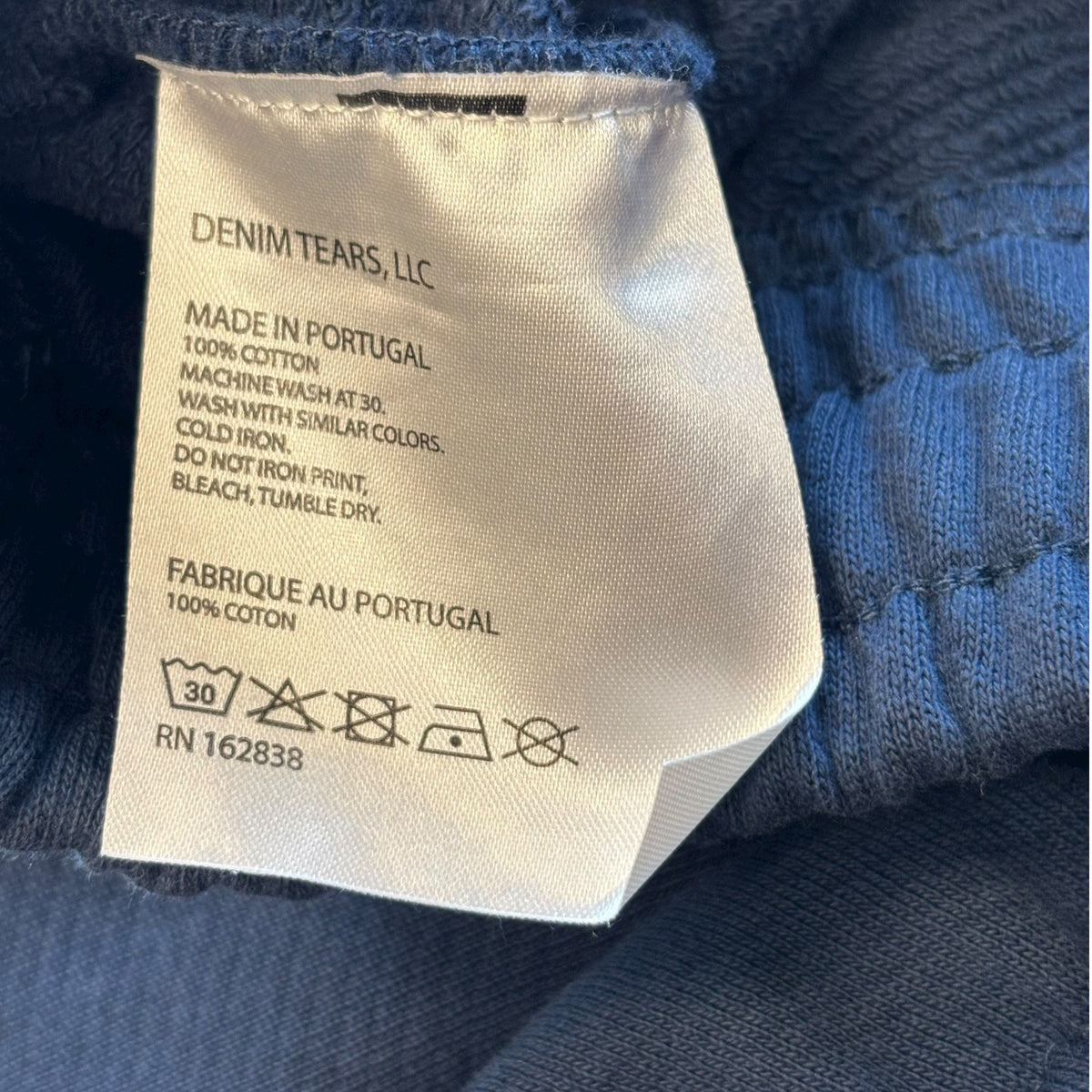 Denim Tears The Cotton Wreath Sweatpants Navy