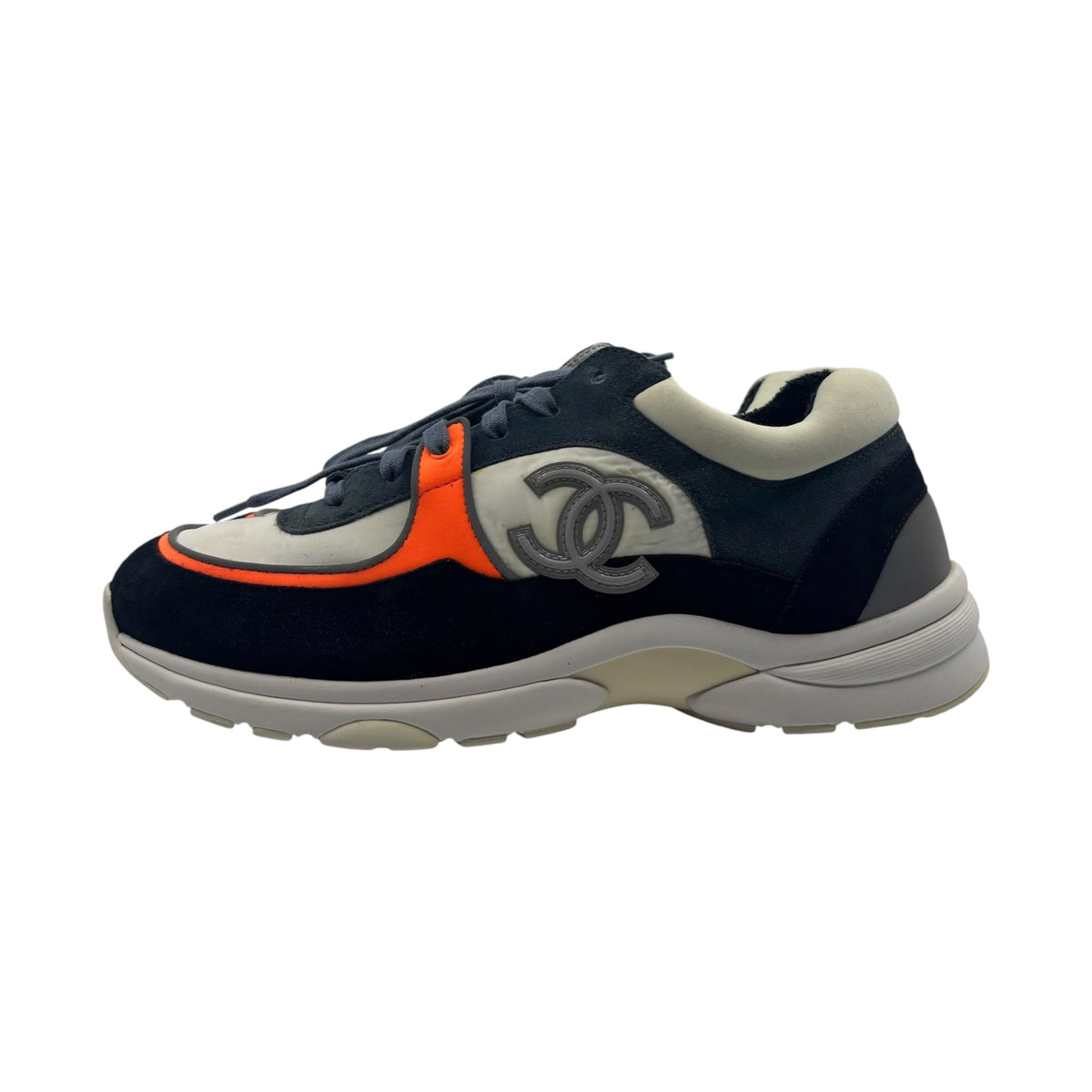 Chanel Low Top Trainer CC White Navy (Women's)