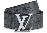 Louis Vuitton Reversible Belt Initiales Monogram Eclipse Reverse 40MM Gray