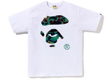 BAPE Thermography Ape Face Tee White