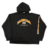 Balenciaga Wide Fit Hoodie Black/Orange/White