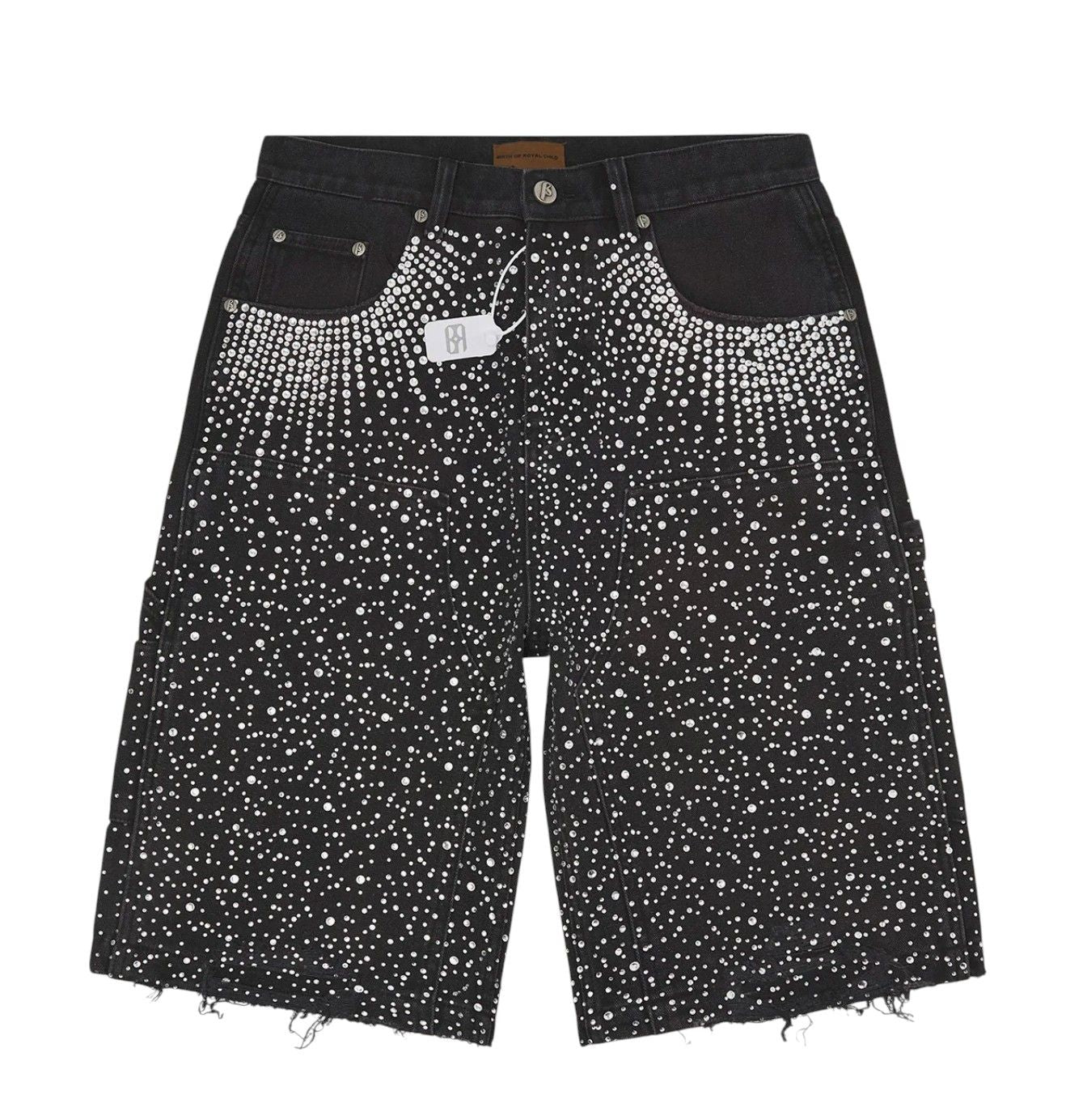 Birth Of Royal Child Diamond Jorts "Black"