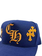 Chrome Hearts Cross Patch Cap Blue/Yellow