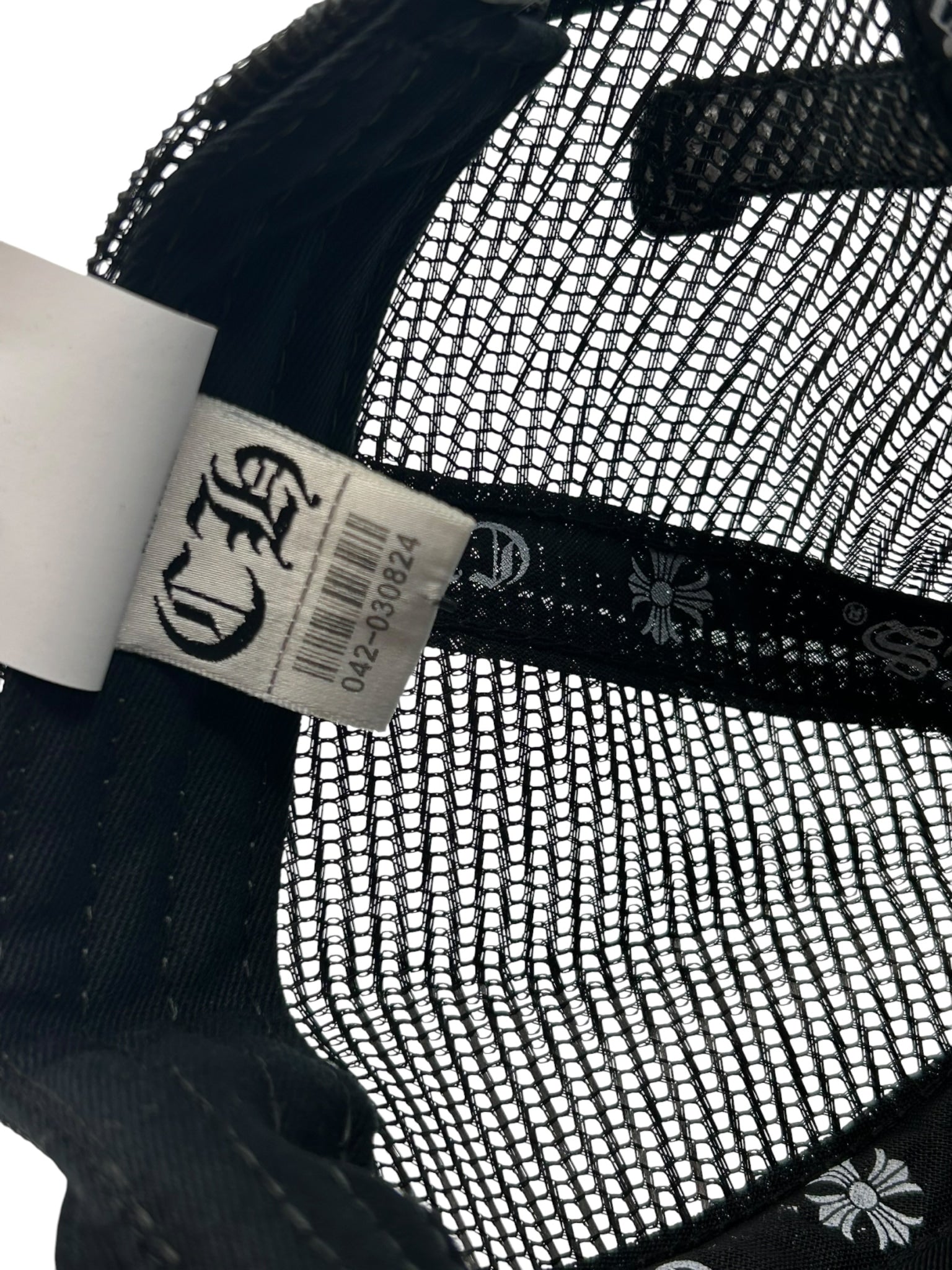 Chrome Hearts F**k Hat Black & White