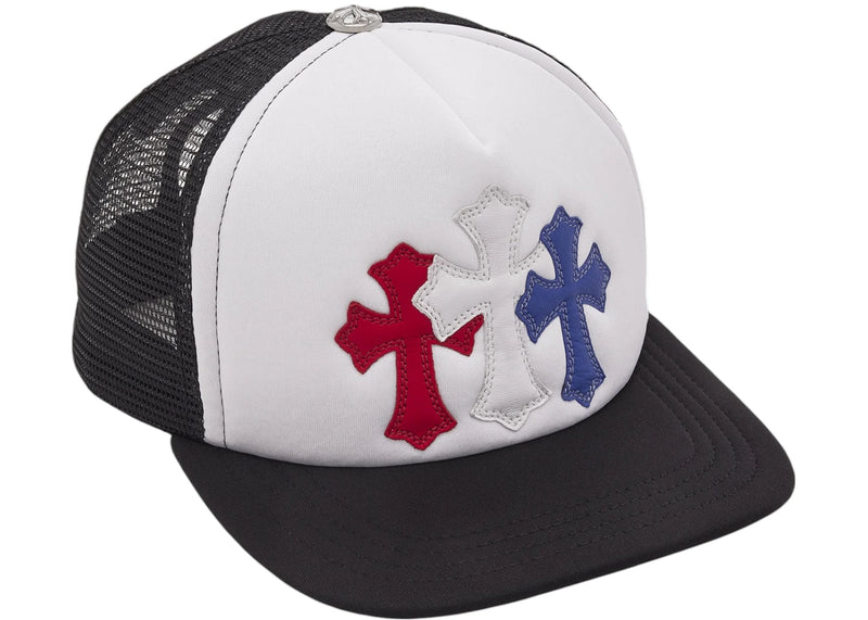Chrome Hearts Trucker Hat Red White Blue