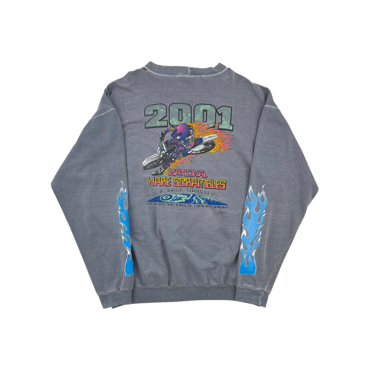 Vintage Heart On Scrambles 2001 Crewneck Grey