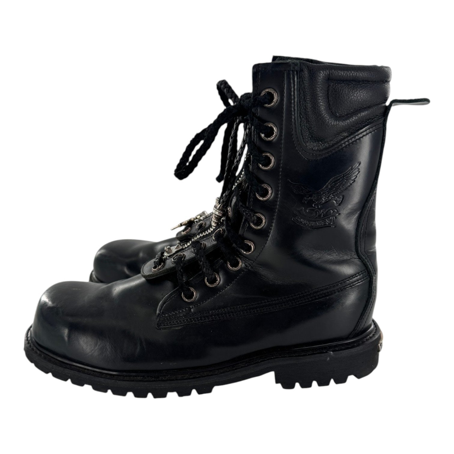 Chrome Hearts Fireman Boot Black