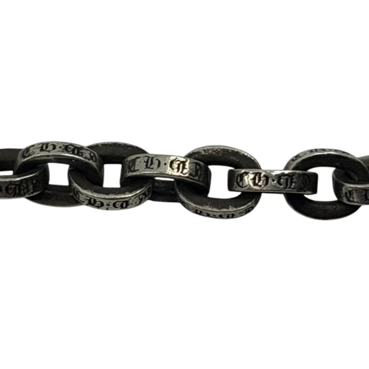 Chrome Hearts Silver Paper Chain Necklace 24"