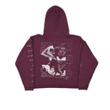 ERD Remember When Hoodie Burgundy