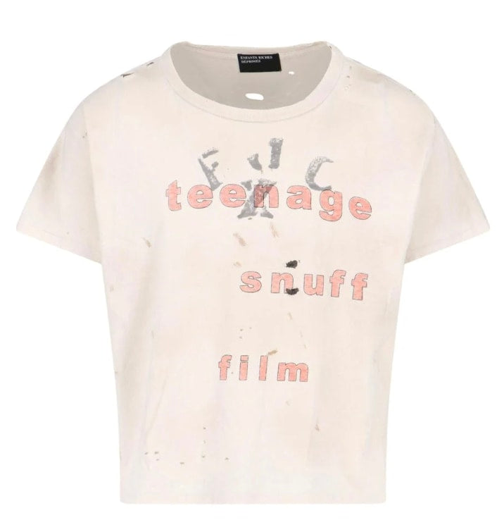 ERD Teenage Snuff Film Tee Cream