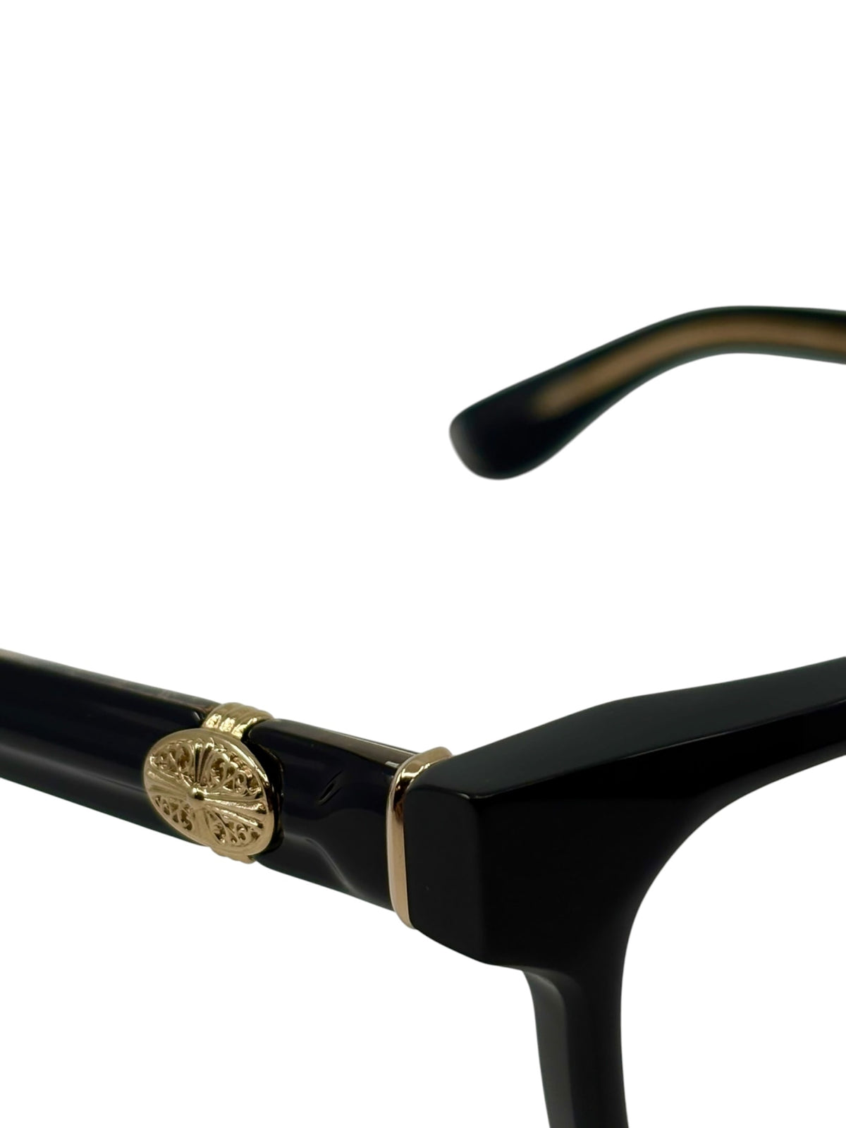 Chrome Hearts Celibussy Glasses Gold & Black