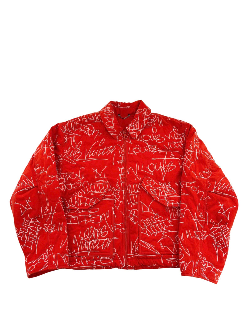 Louis Vuitton Grafitti Jacket Red
